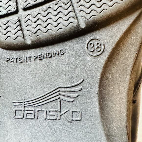 Dansko Shoes Womens 7.5 Black Leather LT Professional Clog Comfort Work Nursing - Picture 12 of 13